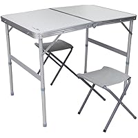 Conjunto de mesa e banquetas Domo dobrável
