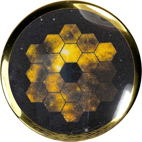 Decorative Button Pin, -inch with bezel
